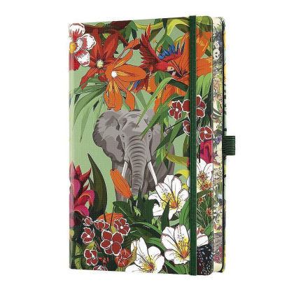 Блокнот Castelli Milano "Eden Elephant", A5, 96 листов, линейка, разноцветный - 2