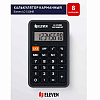 Калькулятор карманный Eleven "LC-310NR", 8-разрядный, черный - 2