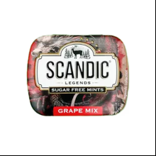 Конфеты "Scandic", 14 г, без сахара, виноградный микс