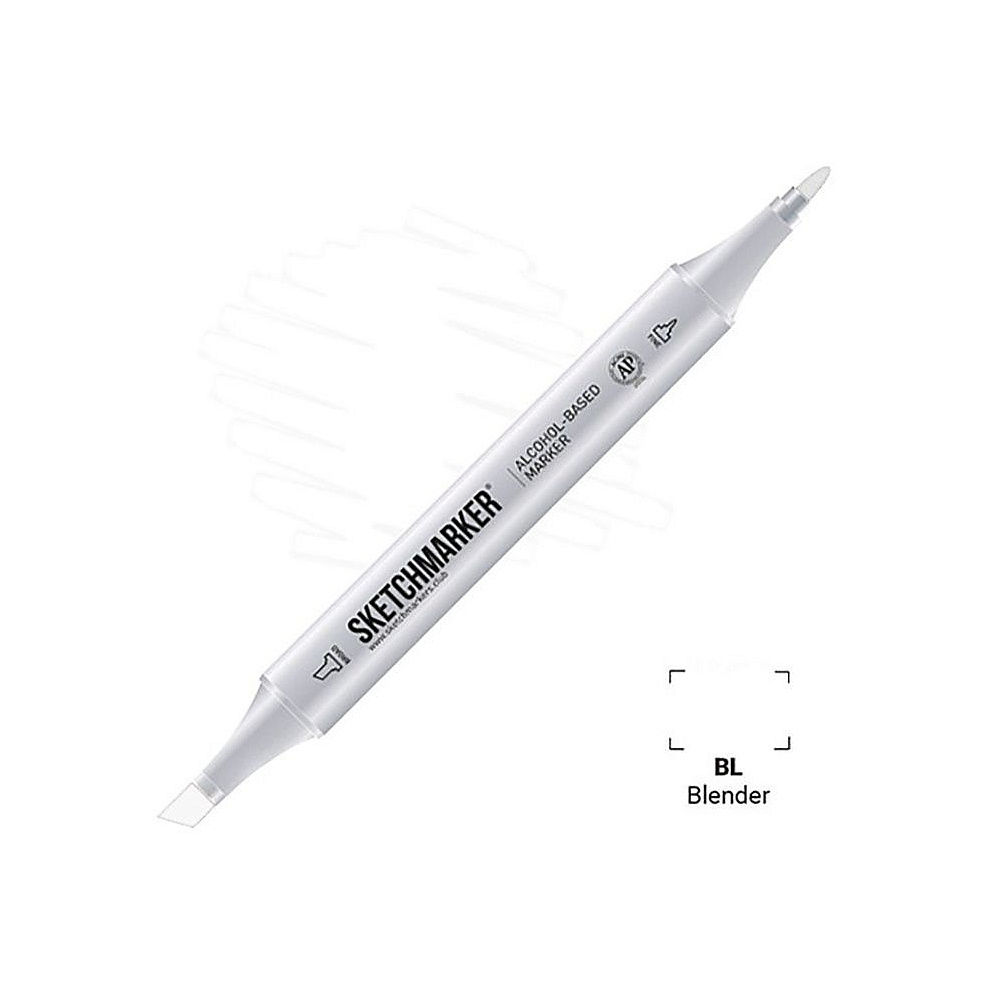 Маркер перманентный двусторонний "Sketchmarker", BL блендер