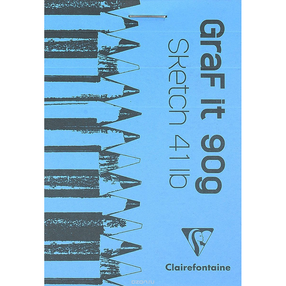 Скетчбук "Graf It", A6, 90 г/м2, 80 листов, голубой