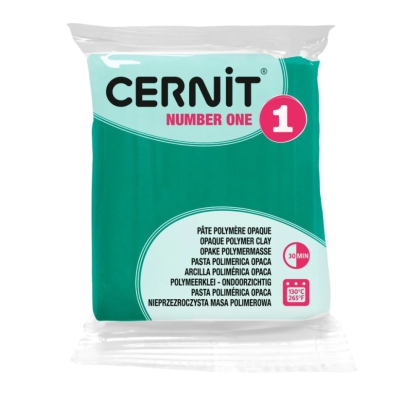 Полимерная глина "Cernit № 1 (Number One)", 56 г, 600 зеленый - 2