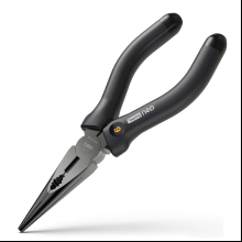 Длинногубцы Deli HS EHT2106, 160 мм, Soft Touch, черный