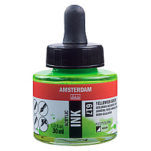 Жидкий акрил "Amsterdam", 617 желто-зеленый, 30 мл