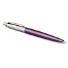 Ручка шариковая автоматическая Parker "Jotter Core K63 Victoria Violet CT", 1.0 мм, фиолетовый, серебристый, стерж. синий - 3