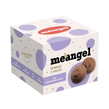 Печенье "MeAngel. Me Button", 100 гр, с шоколадом