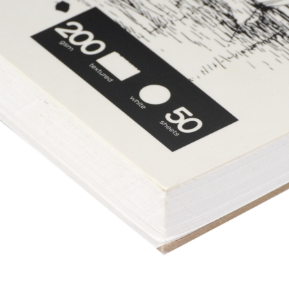 Скетчбук "Sketch&Art", 10.5х22 см, 200 г/м2, 50 листов, на спирали  - 3
