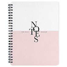 Тетрадь "Notes", А5, 120 листов, клетка, розовый
