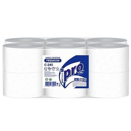 Бумага туалетная  PROtissue 120м, 2 слоя, Instant, 100% целлюлоза