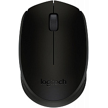 Мышь Logitech "B170", беспроводная, 1000  dpi, 3 кнопки, черный