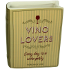 Ваза "Book Vino Lovers", 14.4х5.5х18.2 см, зеленый - 2