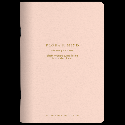 Тетрадь "Flora", А5, 48 листов, клетка, розовый