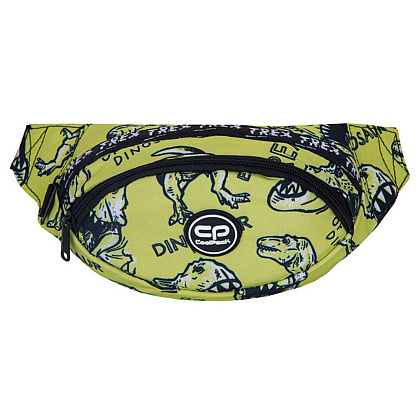 Сумка поясная Coolpack "Dino adventure", желтый