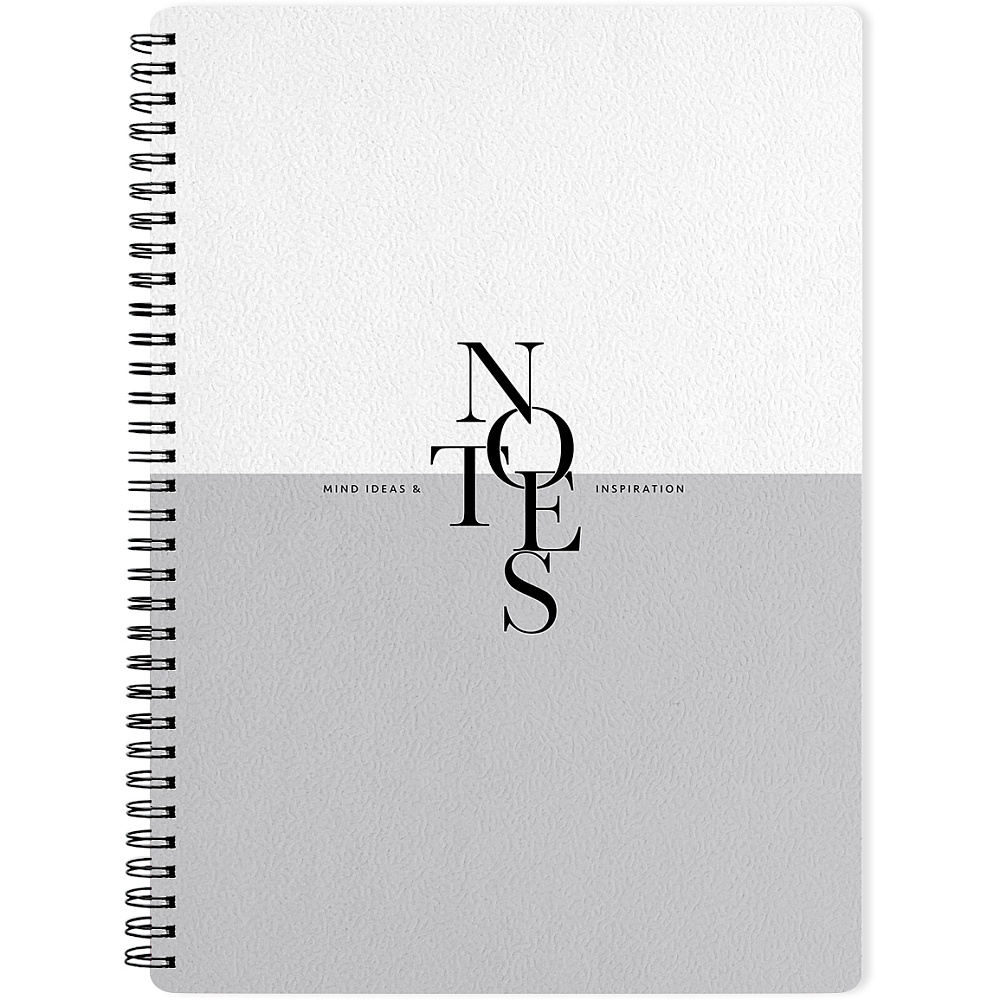 Тетрадь "Notes", А4, 96 листов, клетка, серый
