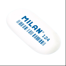 Ластик Milan "124", 1 шт, ассорти