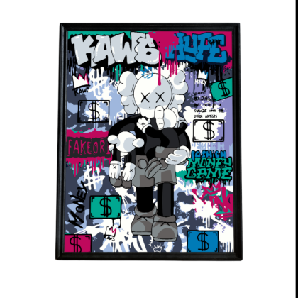 Картина по номерам "Kaws Hype"