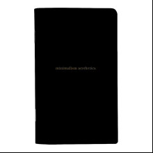 Планнер "Aesthetics", недатированный, 130х210 мм, 32 листов, черный