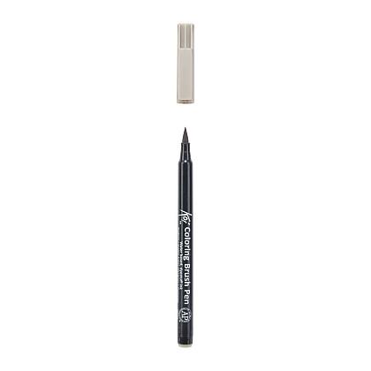 Маркер акварельный "Koi Color Brush", теплый серый - 3