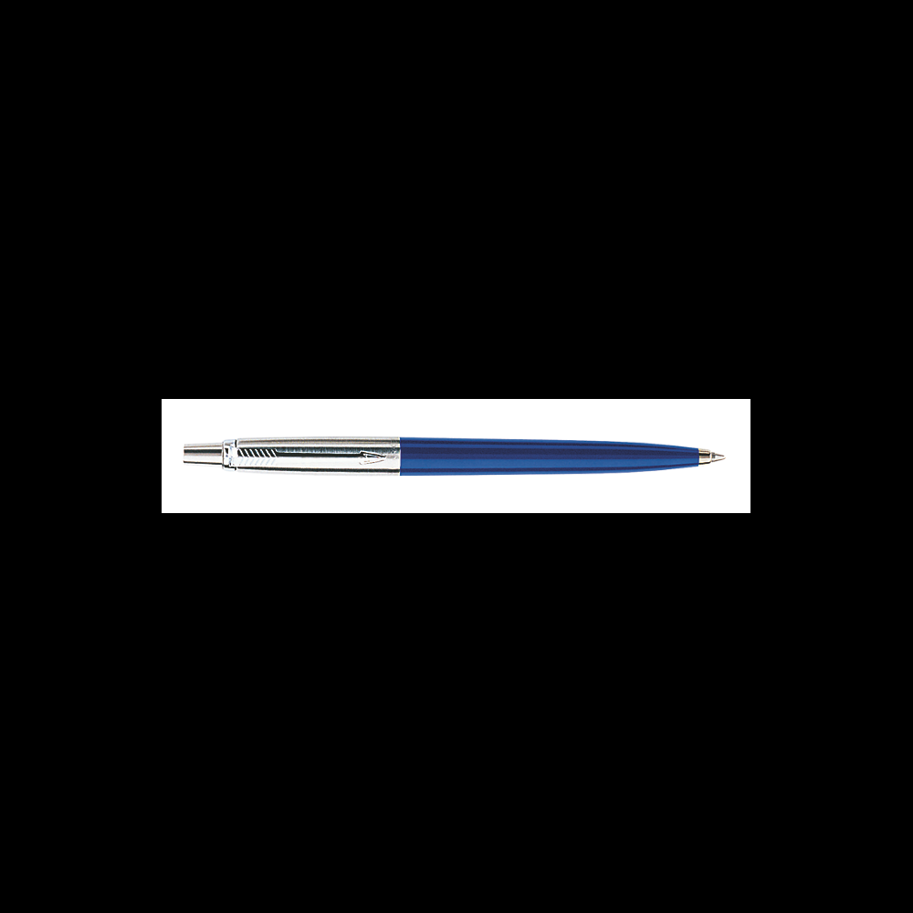 Ручка шариковая автоматическая "Parker Jotter Royal Blue CT", 1.0 мм, синий, серебристый, стерж. синий - 6