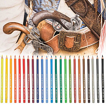 Карандаши цветные "Polychromos", 12 шт., в металлической упаковке