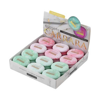 Ластик "Carrara Bright" ассорти, розовый, зеленый - 2
