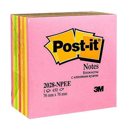 Бумага для заметок "Post-it Куб", 450 листов