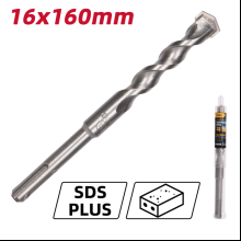 Бур по бетону Deli YS EDH-Y16160, 16 x 160 мм, SDS-PLUS