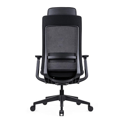 Кресло компьютерное SitZone E-VL002A, сетка, ткань, пластик, черный - 5
