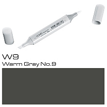 Маркер перманентный "Copic Sketch", W-9 теплый серый №9