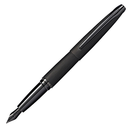 Ручка перьевая Cross "ATX Brushed Black PVD", M, черный, патрон черный