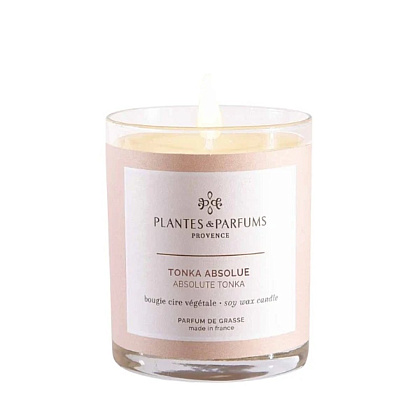 Свеча ароматическая "PLANTS&PARFUMS" Aboslute Tonka, 180 гр., подарочная упаковка