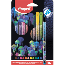 Фломастеры Maped "Deepsea paradise", 12 цветов
