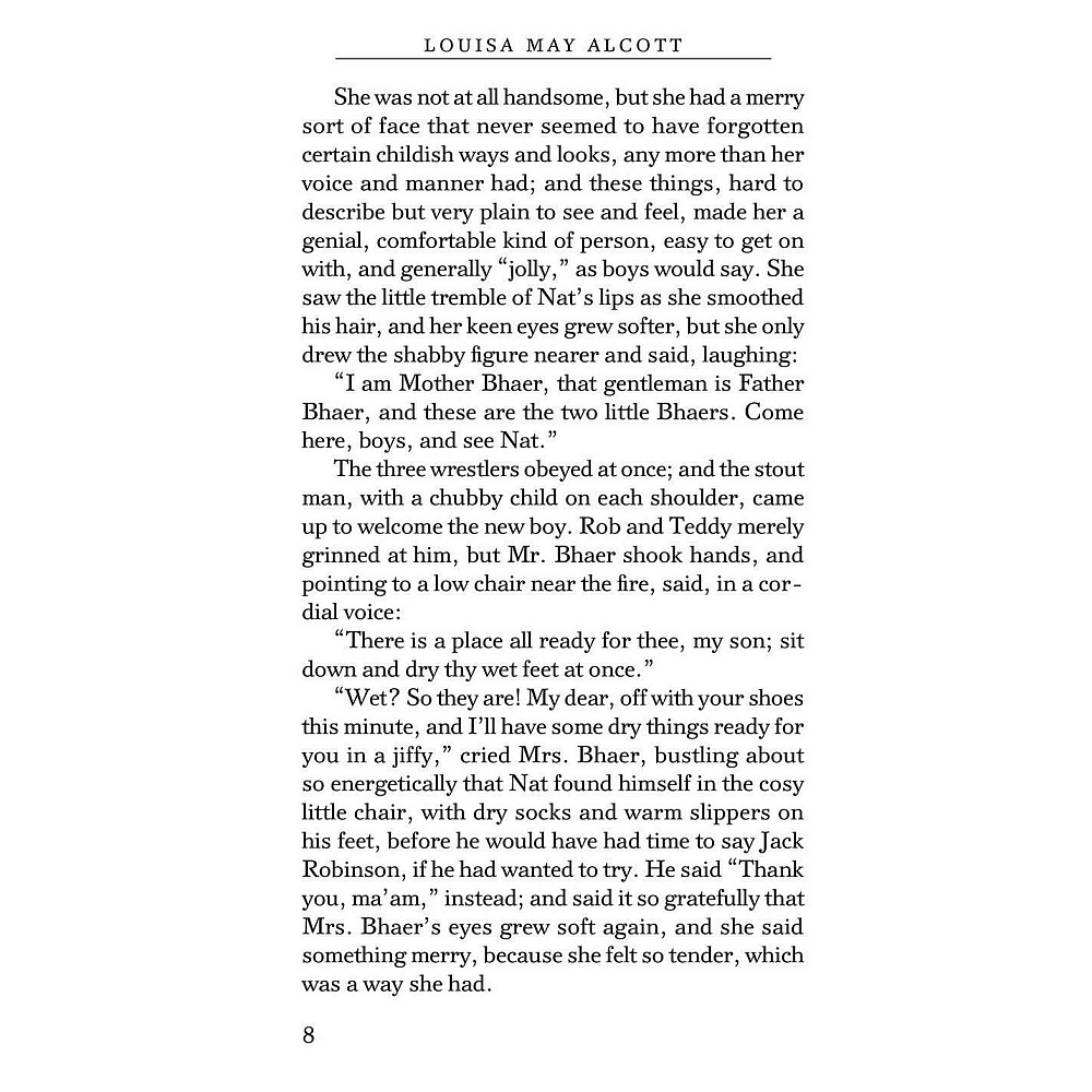 Книга на английском языке "Little Men", Луиза Олкотт - 7