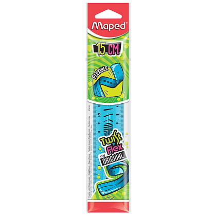 Линейка Maped "Twist n Flex", 15 см, ассорти - 4