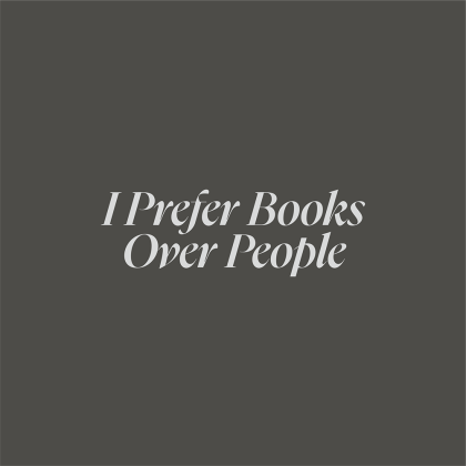 Кофер металлик «I prefer books over people», стальной - 2