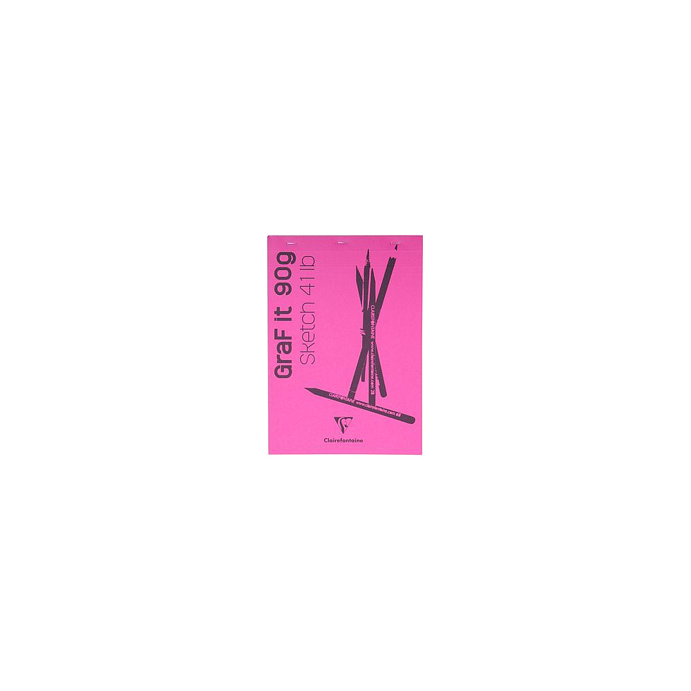 Скетчбук "Graf It", A4, 90 г/м2, 80 листов, розовый