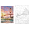 Раскраска на английском языке "Thomas Kinkade Studios. Inspired Destinations. A Coloring Book for Travelers" - 2