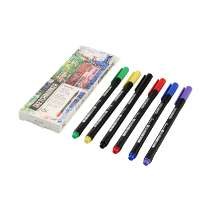 Ручка капиллярная "Sketchmarker Artist fine pen Main", 6 шт - 2