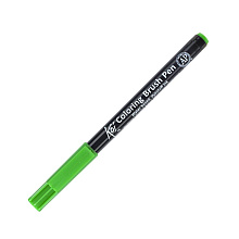 Маркер акварельный "Koi Color Brush", изумрудный