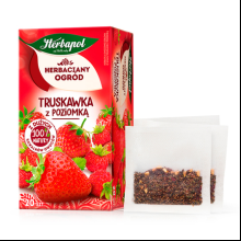 Чай "Herbapol" 20*2,5 г., фруктовый, со вкусом клубники и земляники