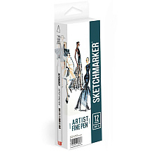 Ручки капиллярные "Sketchmarker. Basic 3", 12 шт.
