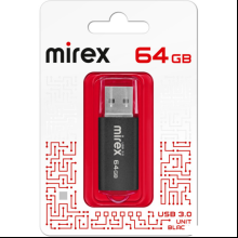 USB Flash накопитель 3.0 64 Gb UNIT BLACK, металл