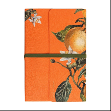 Ежедневник недатированный "Fauna. Paradise. Oranges", А5, 192 страниц, линейка, оранжевый