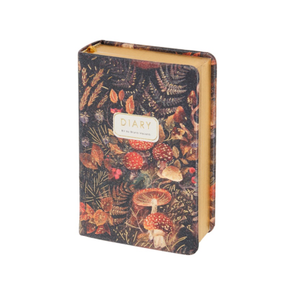 Ежедневник недатированный "Flora. Forest Fairy Tale", А7, 416 страниц, черный, красный - 2