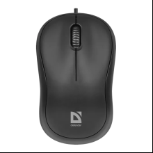 Мышь Defender Patch MS-759, проводная, 1000 dpi, черная