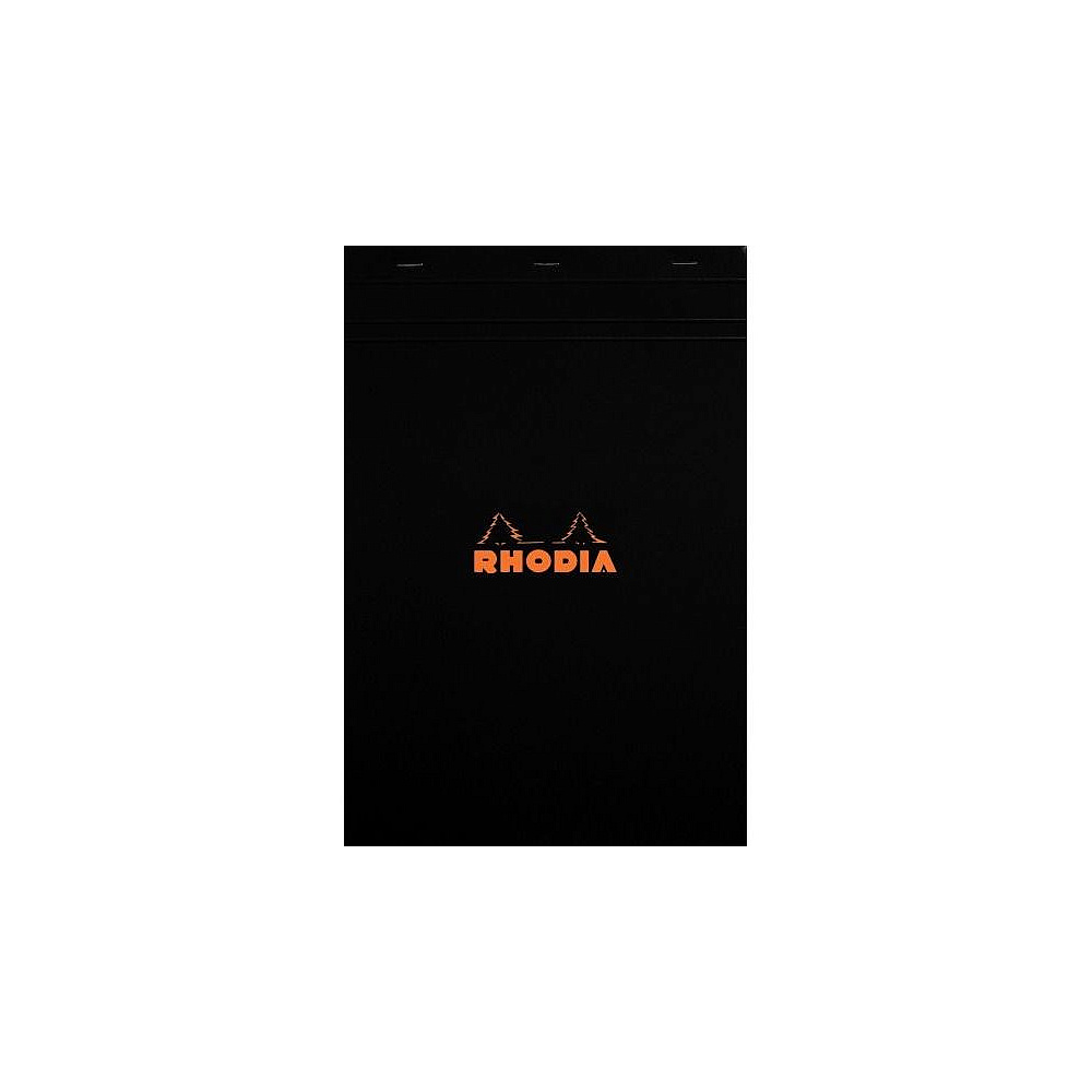 Блокнот "Rhodia", A4, 80 листов, клетка, черный