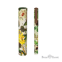 Ручка шариковая автоматическая "Flora.Bloom flowers", 0.7 мм, ассорти, стерж. синий