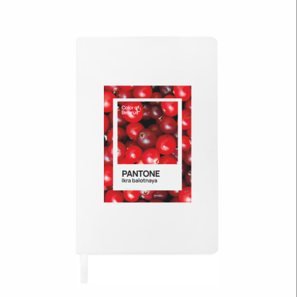 Блокнот «Color of Belarus. Pantone Ikra balotnaya», А5, 128 листов, в точку, белый, зеленый