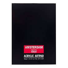 Скетчбук "Amsterdam Acrylic Artpad", A4, 200 г/м2, 30 листов, черный
