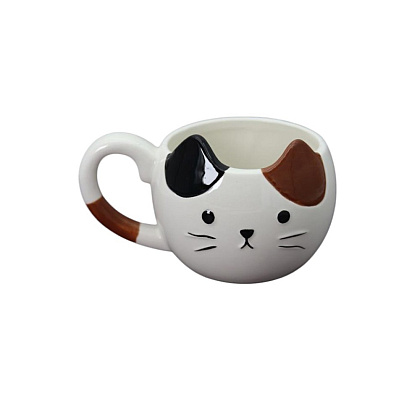 Чашка с блюдцем "Mr. Purr", 430 мл., керамика, белый - 7